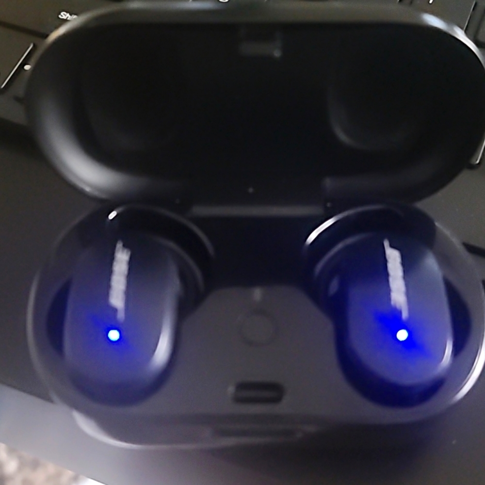 Bose Bluetooth earpieces.